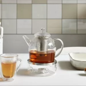 Bredemeijer Glas-Teekanne Minuet Santhee Mit Edelstahlfilter 1,2 Liter 9