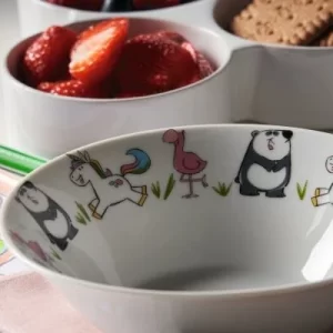 Leonardo Kindergeschirr BAMBINI 3-teilig Flamingo, Einhorn, Panda 7