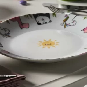 Leonardo Kindergeschirr BAMBINI 3-teilig Flamingo, Einhorn, Panda 9