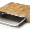 Continenta Schneidebrett Aus Gummibaum Stirnholz Mit Schublade, 39 X 27 X 6 Cm (B-Ware – Guter Zustand) 19