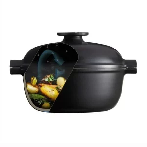 Emile Henry Schmortopf Delight Rund In Ardoise 27 Cm / 19,5 Cm / 4 Liter 17