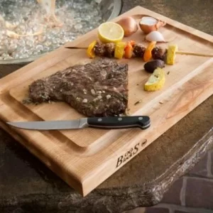 Boos Blocks Schneidebrett Pro Chef Aus Ahorn Mit Saftrille Klein, 4 Cm 15