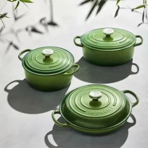 Le Creuset Bräter SIGNATURE Rund In Bamboo Green 24 Cm / 4,2 L 21