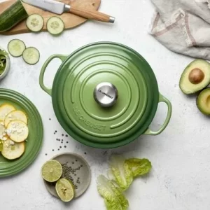 Le Creuset Bräter SIGNATURE Rund In Bamboo Green 24 Cm / 4,2 L 19