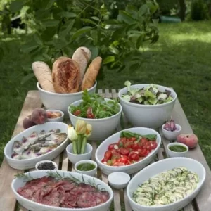 Classic Salatschüssel Von Porzellanfabrik Walküre, Weiß 6