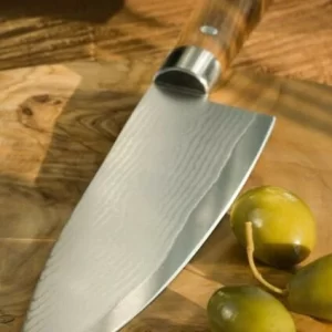 Böker Gemüsemesser Damast Olive 6