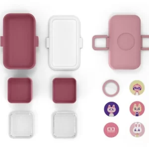 Monbento MB Tresor Bento-Box In Rosa Blush (B-Ware – Akzeptabler Zustand) 15